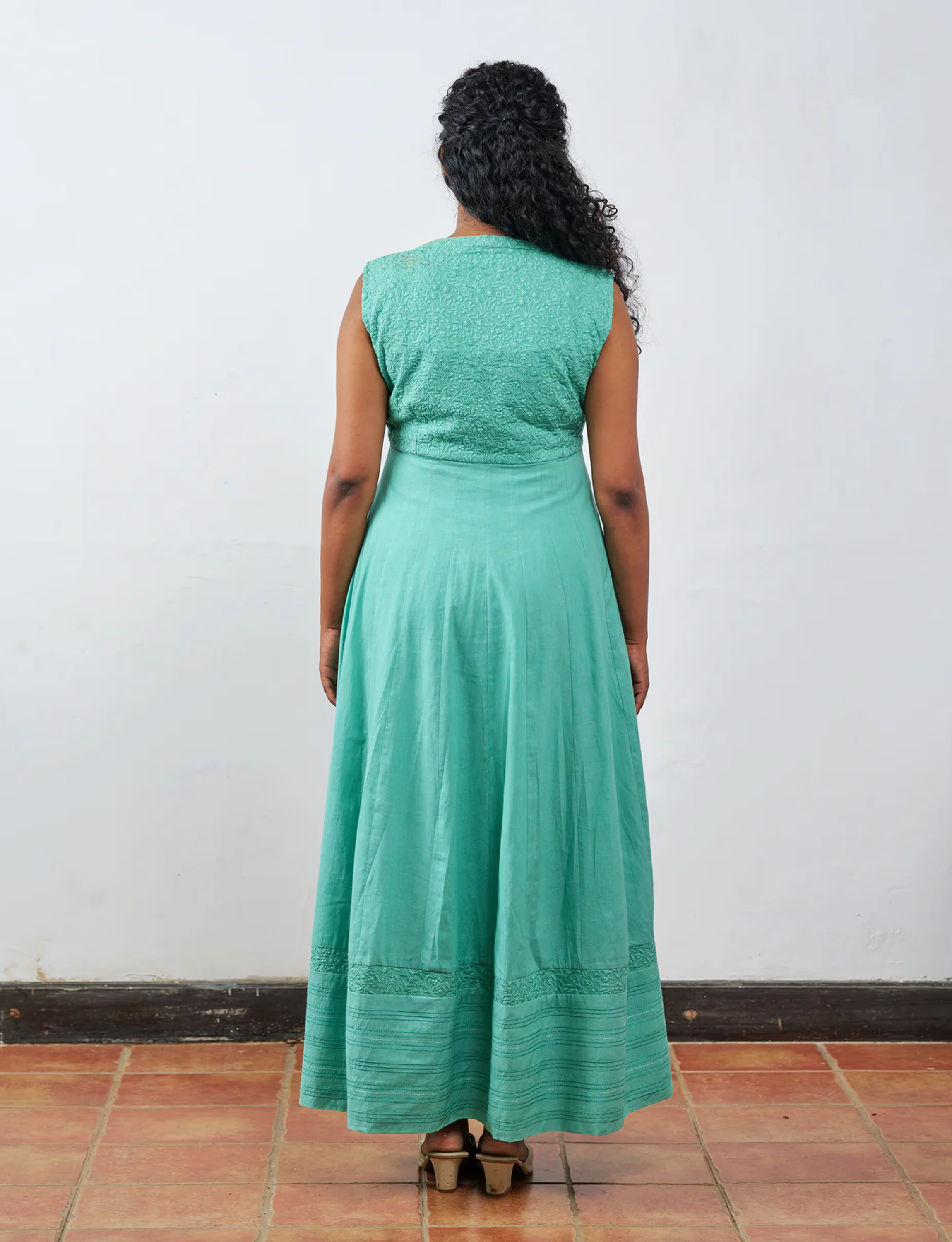 Sea Green Anarkali